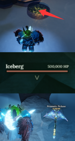 prismatic pickaxe location